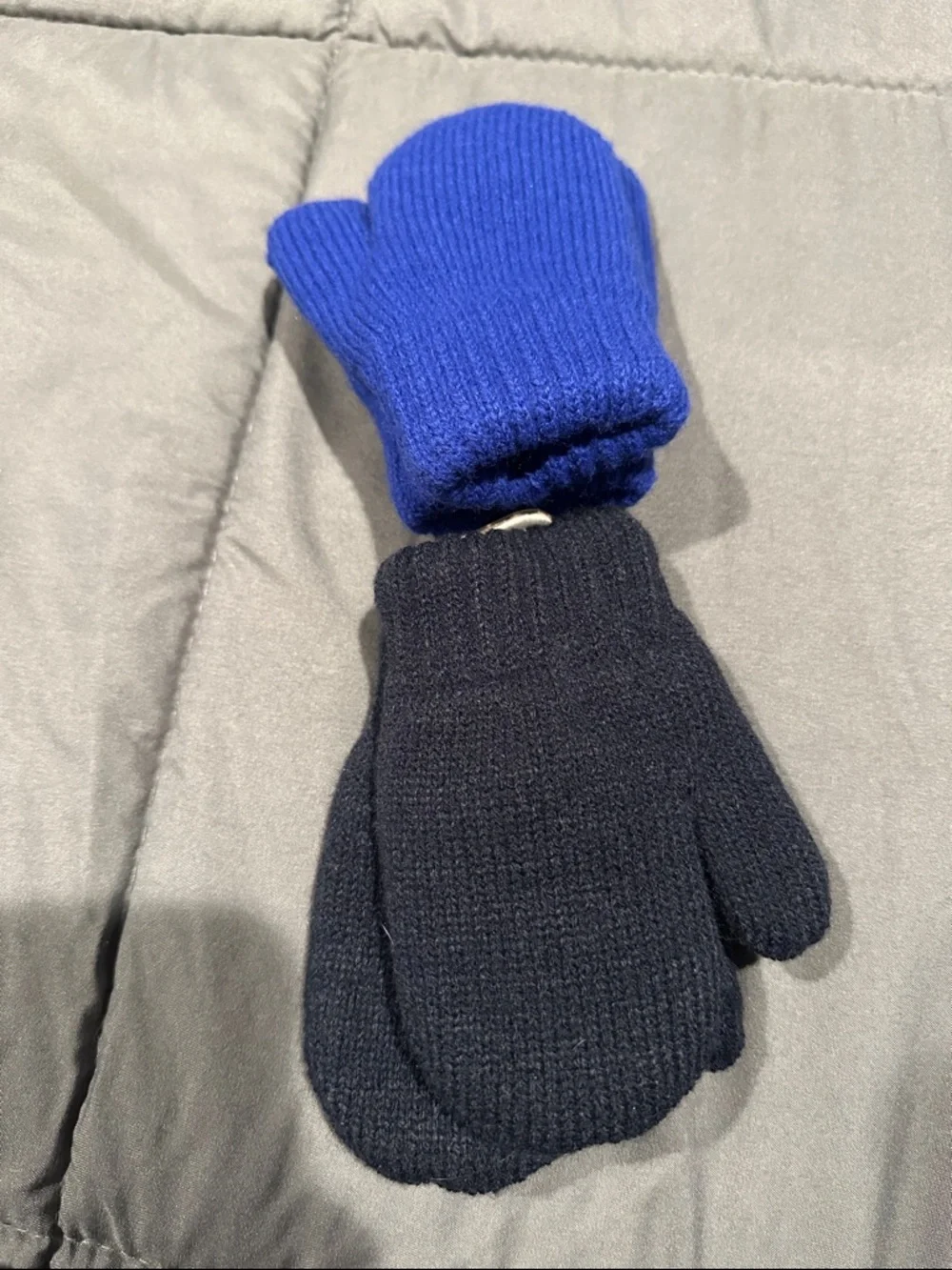 The Children's Place Kids Knit Mittens - Blue, Navy, Gray, Black